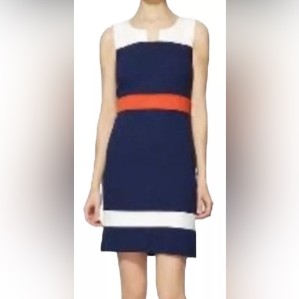 41 Hawthorn NWT! Stitch Fix Color Block Sleeveless A-Line Lined Dress Size M